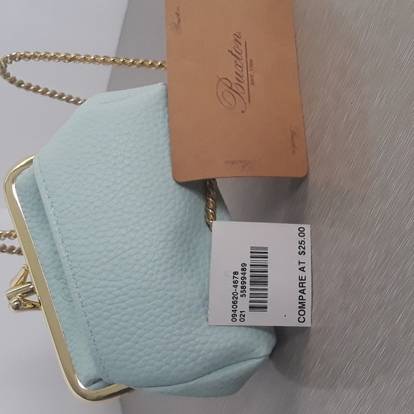 Buxton Coin Purse-soft blue - Picture 5 of 7